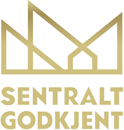 Sentralt godkjent, godkjenningsmerket til Direktoratet for byggkvalitet